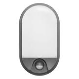 NEFRYT LED 10W, oprawa ogrodowa z czujnikiem ruchu, 800lm, IP54, 4000K, szara AD-OP-6110GLPMR4 ORNO