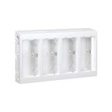 Simon Connect Obudowa natynkowa 4-modułowa 8x K45 czysta biel SBC450/9 KONTAKT