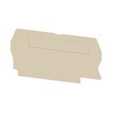 ZAP/TW 1 AM Płyta separacyjna (terminal), Płyta zamykająca i pośrednia, Automatyczny montaż, 59.5 mm x 30.5 mm, Ciemnobeżowy /50szt./ 1471670000 WEIDMÜLLER