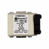 FUSE 450A 690V 1BKN/50 AR UC Wkładka szybka 450A AC 690V rozmiar 1 53x69x51 mm aR IEC UL, 170M4463 E