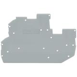 ścianka końcowa szara