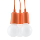 Sollux Lampa wisząca DIEGO 3 pomarańczowy SL.0585