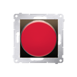 Simon 54 Sygnalizator świetlny LED – światło czerwone 230V brąz mat