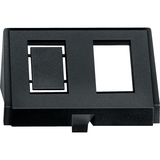 Merten akcesoria wypustu kablowego adapter dwa złącza Modular Jack MTN464398 Schneider