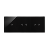 Simon 54 Touch Panel dotykowy S54 Touch 3 moduły 1 pole dotykowe + 2 pola dotykowe poziome + 2 pola dotykowe poziome zastygła lawa DSTR3122/73 KONTAKT