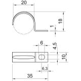 604, OBEJMY MOCUJĄCE 20MM OC