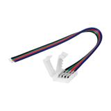 Złączka LED RGB 10mm jednostronna z przewodem
