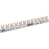 Szyna łączeniowa widełkowa 1P 80A 12mm2 (12 mod.) IZ12/1F/12 002921018 ETI