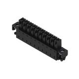 BCL-SMT 3.81/10/180LFI 1.5SN BK BX Wtyki PCB (złącza płyty), 3.81 mm, Liczba biegunów: 10, kąt odejścia: 180° /50szt./ 1029350000 WEIDMÜLLER