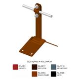 Uchwyt dachowo-szczytowy H=12 cm Z-śruba /LA/ TYP AN-11C/LA/-N