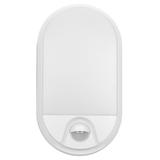 NEFRYT LED 10W, oprawa ogrodowa z czujnikiem ruchu 140st, 850lm, IP54, 4000K, biała AD-OP-6110WLPMR4 ORNO