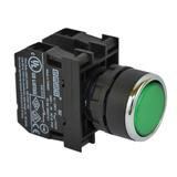 Przycisk start, 2 NO, zielony