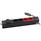 SIMON 480 TS48-120E220K0-44 Listwa standardowa 2 gn. typ E; 2 gn. UPS i płytka 2xRJ45 keystone; złąc