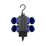 Przedłużacz warsztatowy bryzgoszczelny IP44 4 gniazda (2+2) (schuko) IP44 przewód gumowy H0 OR-AE-13