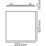 Ramka do montażu w zabudowie PANEL 600 RECESSED MOUNT FRAME