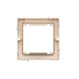 Simon Basic Adapter (przejściówka) na osprzęt standardu 45x45 mm. Montaż do puszki na wkręty beż