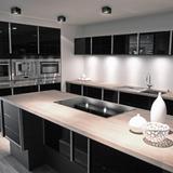 CHLOE GU10 IP20 kwadratowa czarna oczko regulowane