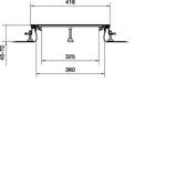 tehalit.BK Kanał współpoziomy boczna folia ochronna BKF 400x(45-70)mm stal BKF400045 HAGER