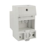 GSTH230 Gniazdo 230V na szynę TH Z-olcem uziemiającym 2P+Z-7.35 OPATÓWEK