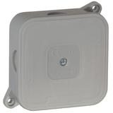 Puszka n/t ECO IP44 400V 4 dławnice gumowe 85x85x35mm szary 60 szt. OR-JB-13806/G/60 ORNO