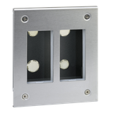 Simon Connect Obudowa podtynkowa S500 METAL 2-modułowa 4x K45 kompletna 51000112-036 KONTAKT