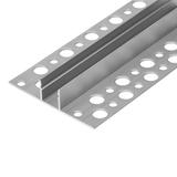 Profil aluminiowy do taśm LED, 2000 x 52,8 x 13 mm, wpuszczany w karton gips, srebrny