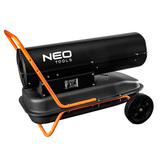 Nagrzewnica olejowa 30kW, zbiornik 38l, kółka