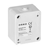 Przycisk dzwonek AQUATIC MINI IP54, 10A, 230V AC, biało-czarny OR-OE-7304/WB ORNO