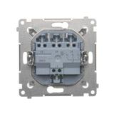 Simon 54 Łącznik potrójny 10A 250V szybkozłączka srebrny mat DW31.01/43 KONTAKT