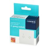 Włącznik podtynkowy podwójny Wi-Fi Tuya Smart Home biały ORNO