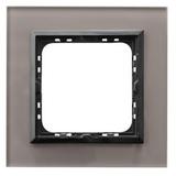 SONATA Ramka pojedyncza - kolor szare szkło