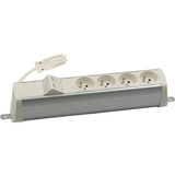"Simon 480 TS48-210E400K0-30 Listwa poszerzona 4 gn. typ E i płytka 2xRJ45 keystone