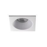 GLOZO DSL W/W Oczko sufitowe GLOZO DSL W/W kwadratowy stop aluminium kolor biały 1XGx5,3/GU10 36210 KANLUX