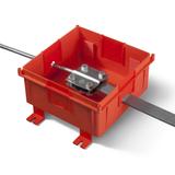 Puszka do złącza odgromowego ceglasta RAL 2052