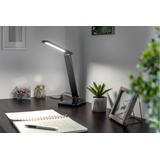 LAMPKA BIURKOWA HIKARI LED, 6W, 400lm, AC220-240V, 50/60Hz, CCT, CZARNY