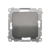 Simon 54 Przycisk pojedynczy zwierny bez piktogramu 16A z. śrub. antracyt