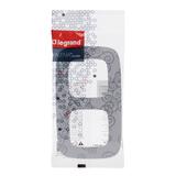 Valena Allure Ramka Podwójna Arabeska Chrom 754342 LEGRAND