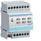 KNX system Elektr. sterownik grzewczy 6-kr z regulacją temperatury, 24/230 V AC TYM646R HAGER