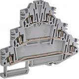 ESP3-HLD.2 Złączka gwintowa 3-poziomowa 2,5 mm2 (szara)