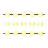 Girlanda oświetleniowa, 15 x 1W, 15 x 60lm, 2500K, 10,5m