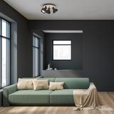 plafon (reflektorki) Oval Black 3xE27 MLP8659 Milagro