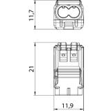 61 225 FL, szybkozłączka 2-biegunowa