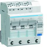 RCBO Wyłącznik różnicowoprądowy z członem nadprądowym 3x1P+N 6kA B16A 30mA Typ A QC/QBB ADZ316D HAGE