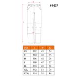 Spodnie robocze PREMIUM, 100% bawełna, ripstop, rozmiar XL