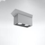 Sollux Plafon QUAD MAXI szary SL.0382