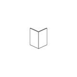 tehalit.BRS Pokrywa kąta zewnętrz. do kanałów z pokrywą 80mm, stal, biała