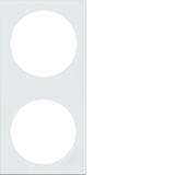 Integro Ramka 2-krotna, chrom 919762518 HAGER