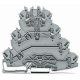 TOPJOBS złączka 4-piętrowa 2,5 mm2 L/L szara