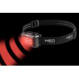 Latarka czołowa akumulatorowa USB 250 lm COB LED + czujnik ruchu