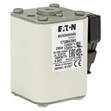 FUSE 250A 1250V 1BKN/75 AR CU Wkładka szybka 250A AC 1250V rozmiar 1 53x69x74 mm aR IEC UL 170M4390